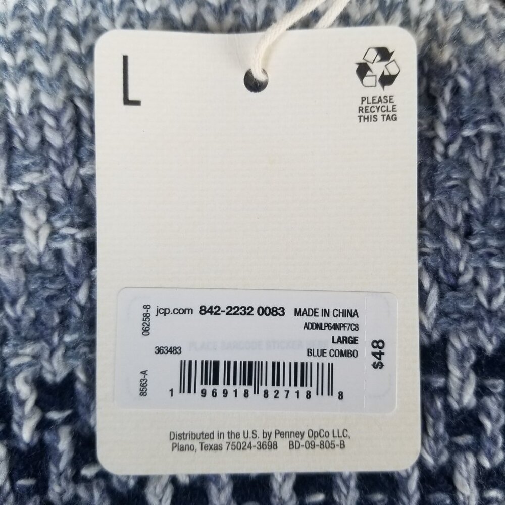 a.n.a striped sweater L - Picture 5 of 7